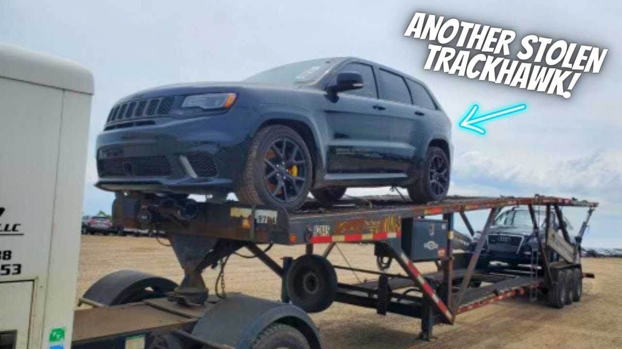 I BOUGHT ANOTHER STOLEN TRACKHAWK FROM COPART! * I AM KEEPING THIS*