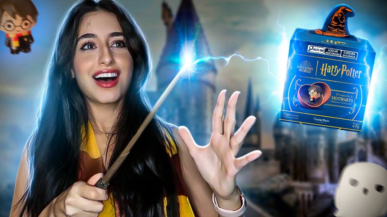 COMPLETANDO A NOVA COLEÇÃO DE HARRY POTTER DA CACAU SHOW!!!