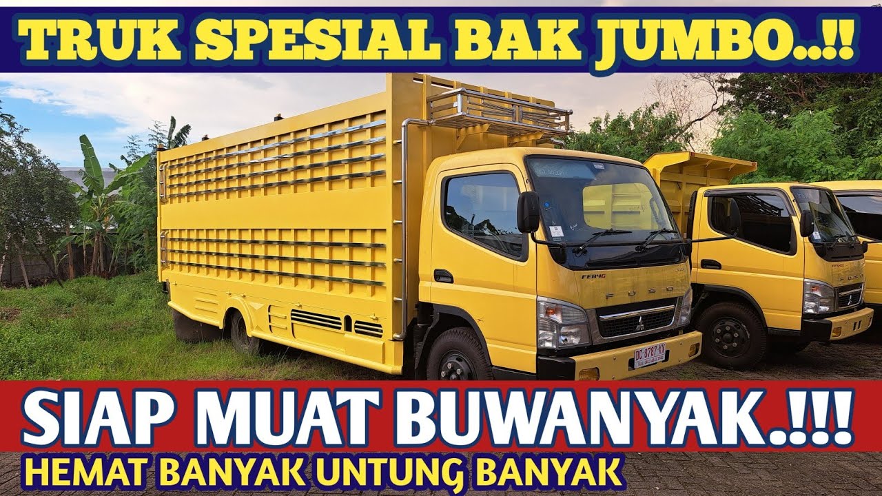 TRUK MITSUBISHI FUSO CANTER FE84G BAK RAKSASA #cantermania #fusocanter #trukcanter