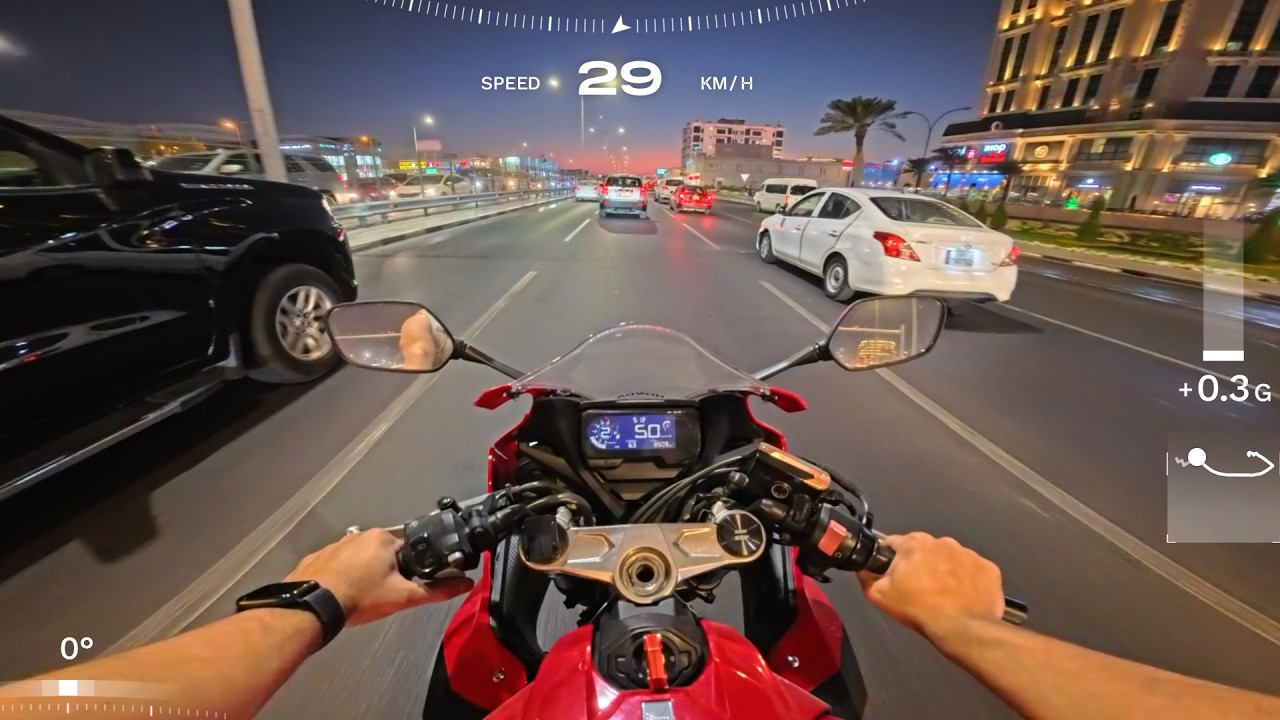 I ride my Sportbike To my Girlfriend!