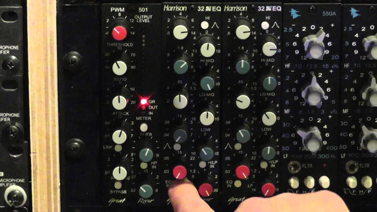 Rick Beato demonstrating Great River PWM-501 and 32EQ
