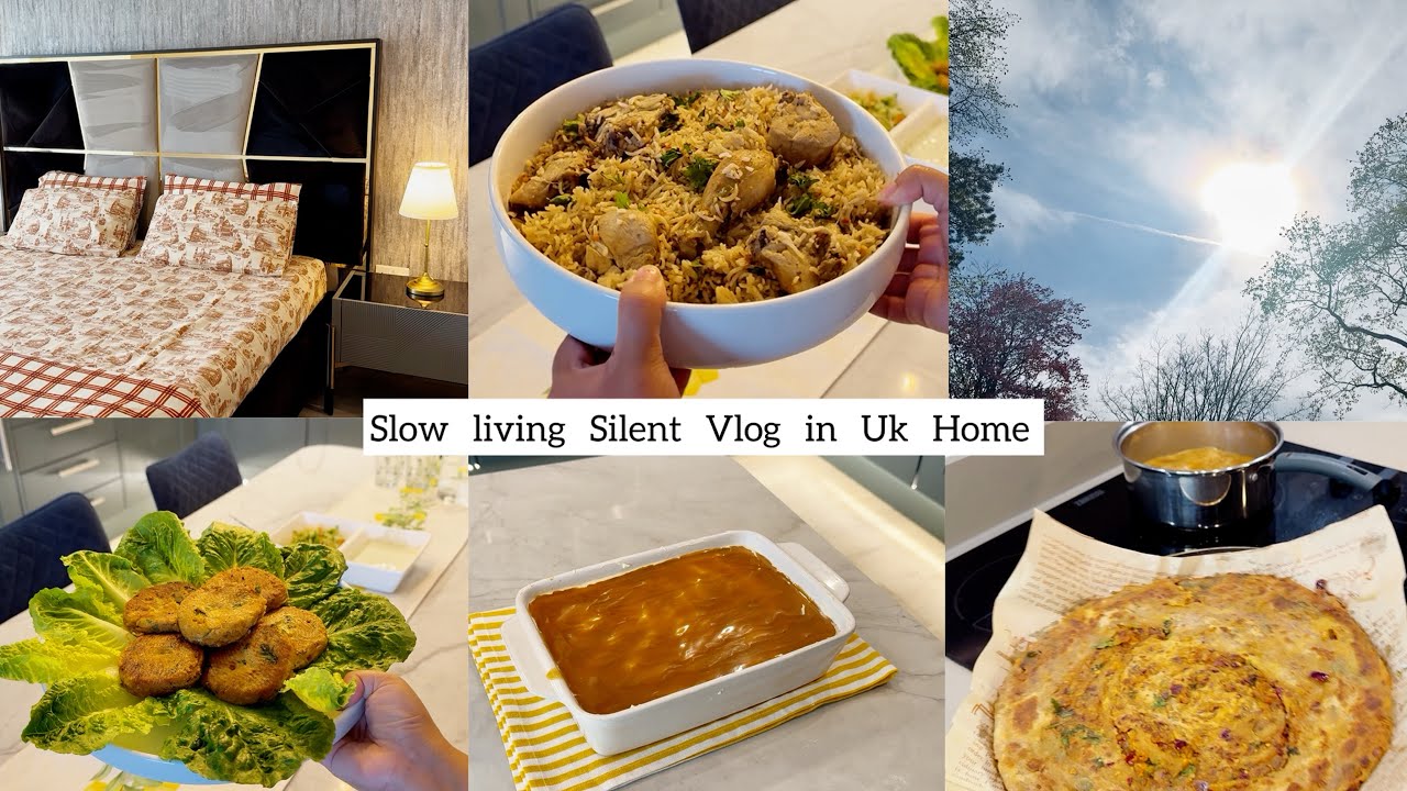 Slow Living Simple Routine in My UK Home | Hot Sunny Day | Cozy Baking | Traditional cooking ￼