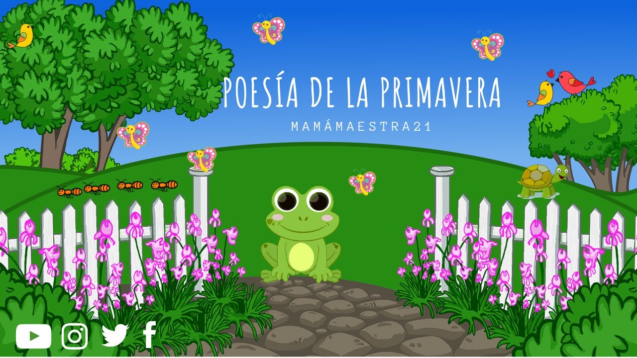 POESIA DE LA PRIMAVERA 🌸 INFANTIL🎒