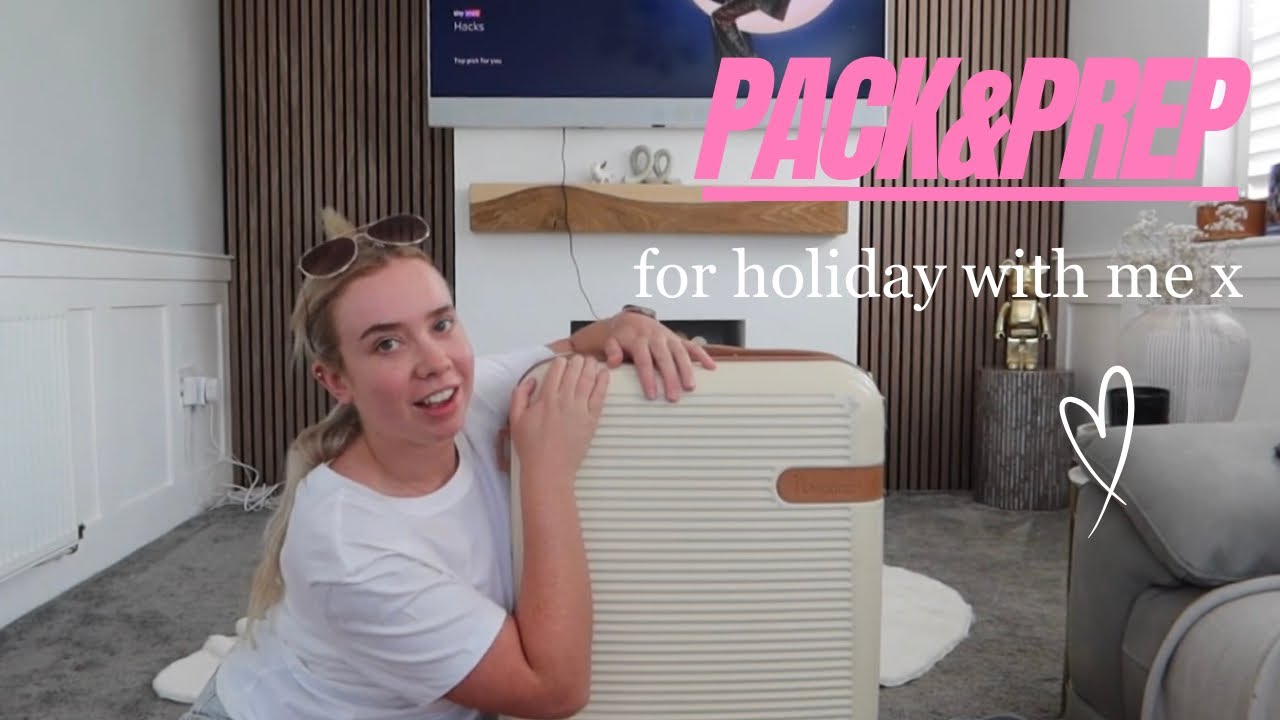 PACK AND PREP WITH ME FOR MY HOLIDAY!!
