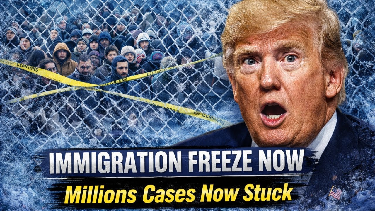 Trump Immigration Freeze 2026  Millions of Green Card & Visa Cases Affected