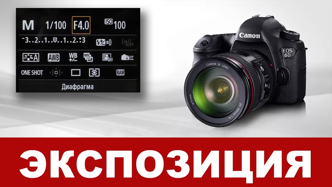 Настройка фотокамеры: экспозиция