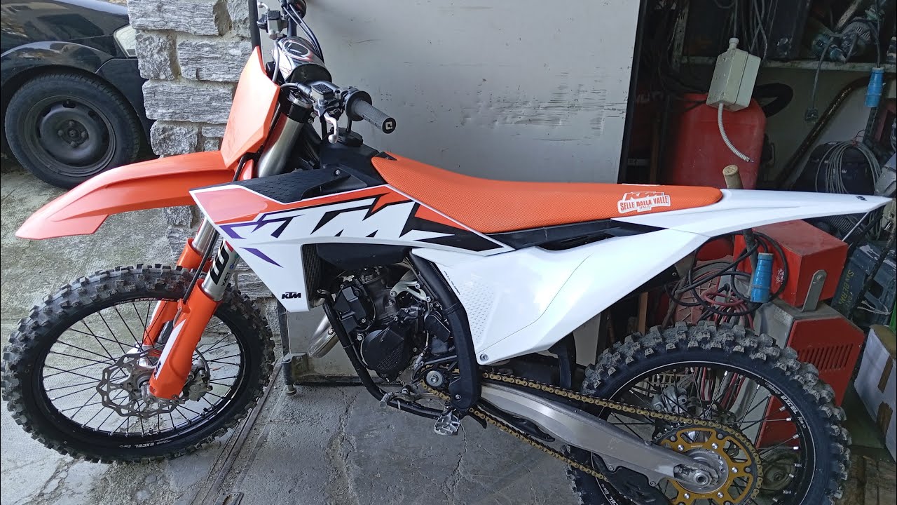 ktm 125 full gas wheelie, sx 2023