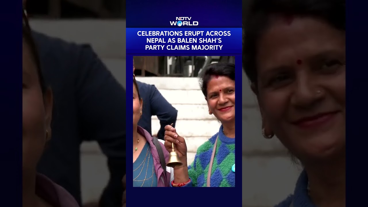 Nepal Election Results | Celebrations Erupt In Nepal As Balen Shah&rsquo;s Party Claims Majority