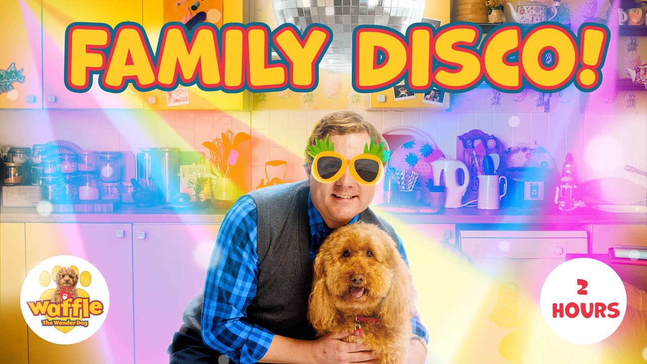 Waffle's Family Disco Singalong 🪩🐶🧡| Waffle The Wonder Dog Official Live
