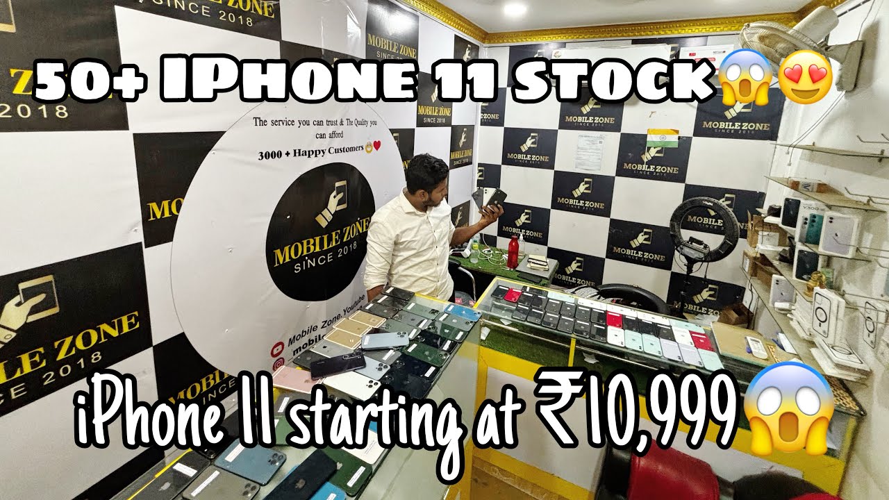 IPhone 11 starting at ₹10,999😱//Silchar second hand mobile shop || Grand stock available…