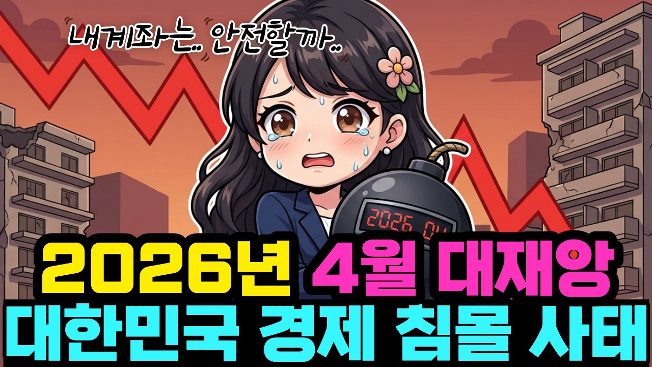 [긴급] 2026년 4월 운명의 날, PF발 금융 위기에서 살아남는 3가지 필살기: 99%가 모르는 4월 대폭락 시나리오, 은행에서 돈 빼기 전 이 영상부터 보세요!!