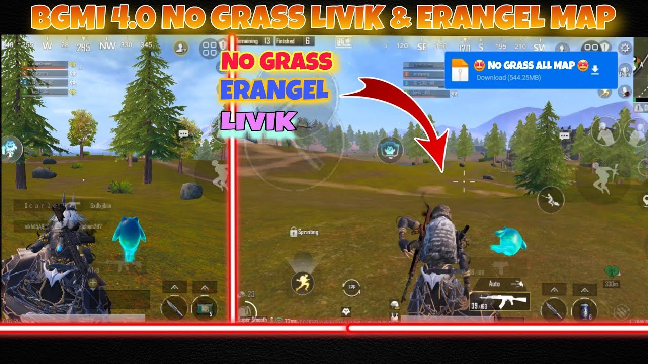 BGMI 4.0 ALL MAP NO GRASS CONFIG | BGMI 4.0 LIVIK NO GRASS | BGMI 4.0 NO GRASS NO RECOIL SKIN OBB