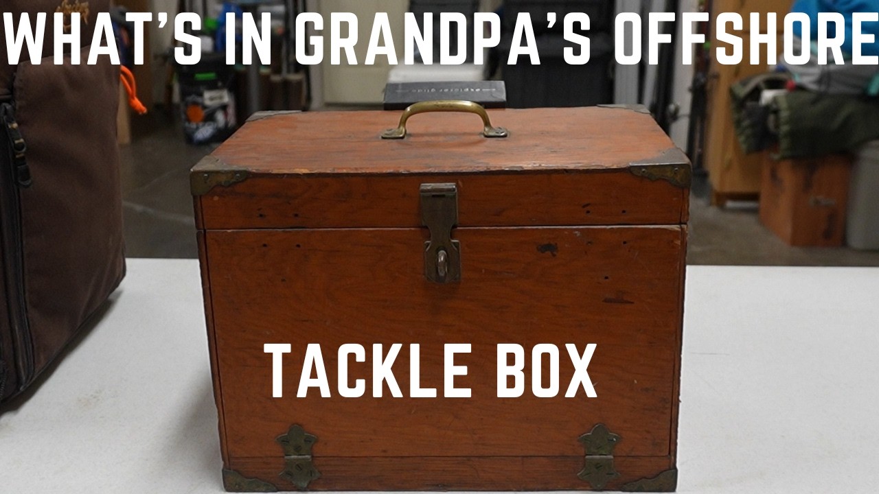 Vintage Offshore Fishing Tackle Box From 1953 #offshore #fishing #tunafishing #fish #tackle