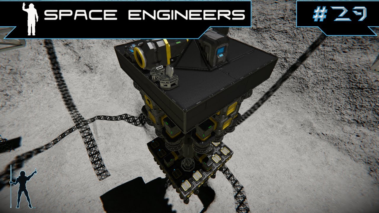 Building The SKS Moon Miner & First Semi-Test Run - Space Engineers LP - E29