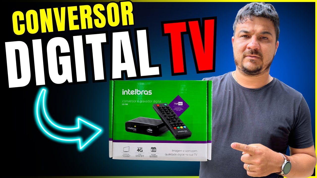 Como Instalar Conversor Digital TV Terrestre Intelbras CD 700