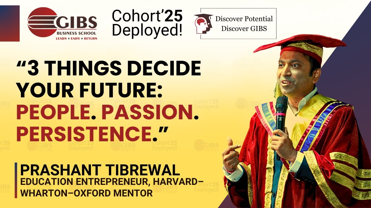 This Is Not the End, It’s the Beginning | Convocation 2025 at GIBS B-School Bangalore | Mind Valley