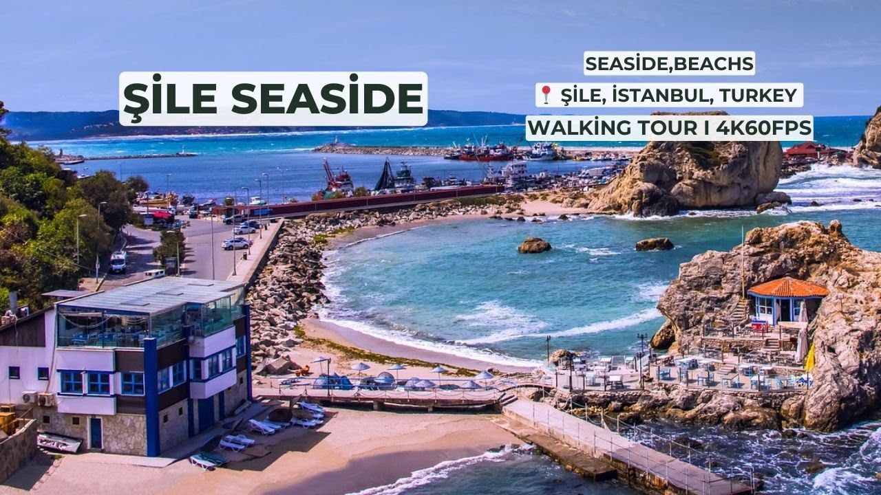 Şile Seaside I Şile, İstanbul, Turkey I Walking Tour I 4K60FPS