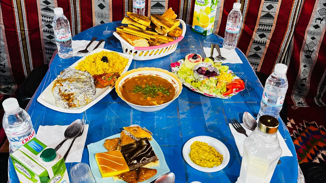الدار كبيرة خيمة افطار رمضان مدينة العلمة 