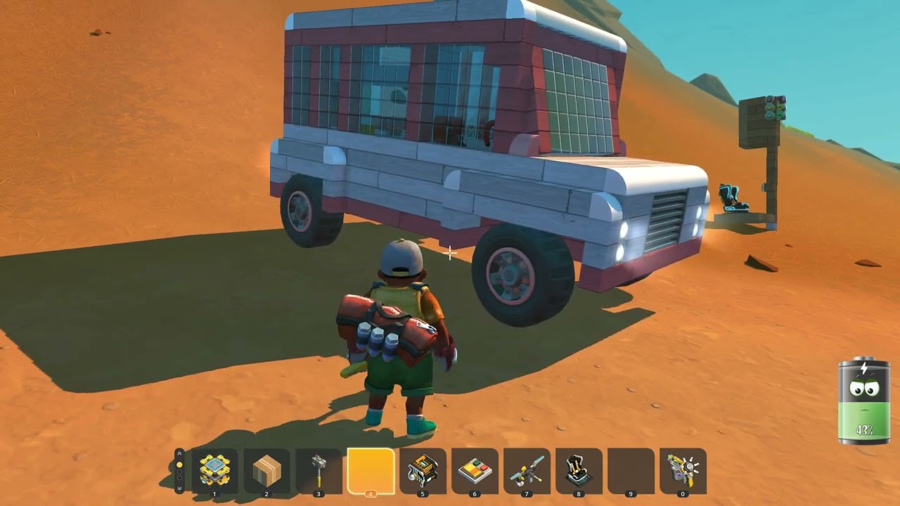 Scrap Mechanic TEST AUTO 3🎬  WHO WILL COME TO THE MOUNTAIN✅