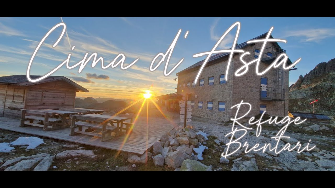 Cima d'Asta en solitaire - Refuge Brentari - Alt 2473m - DOLOMITES - 4k - (IT-Tn)