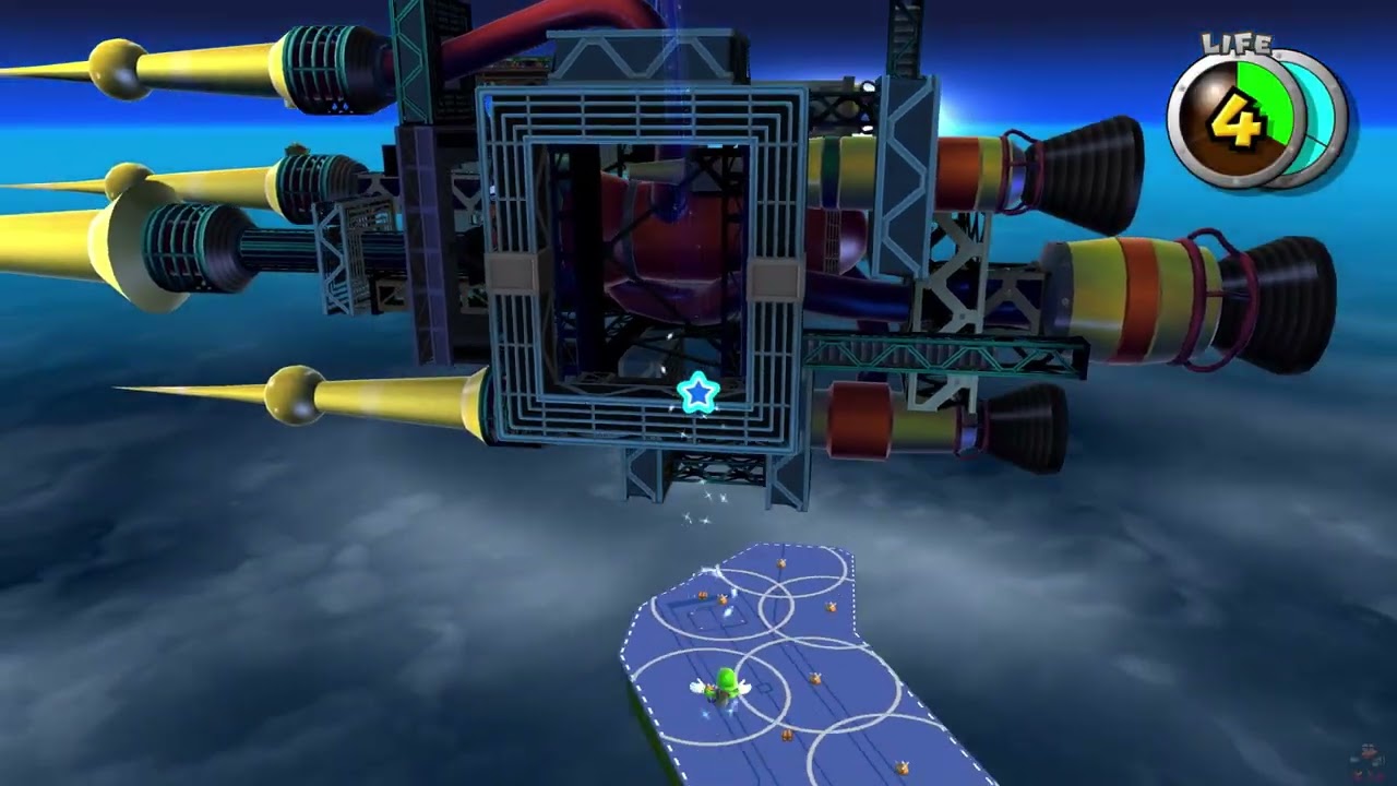 Super Luigi Galaxy (109)- Dreadnought Galaxy: Revenge of the Topman Tribe