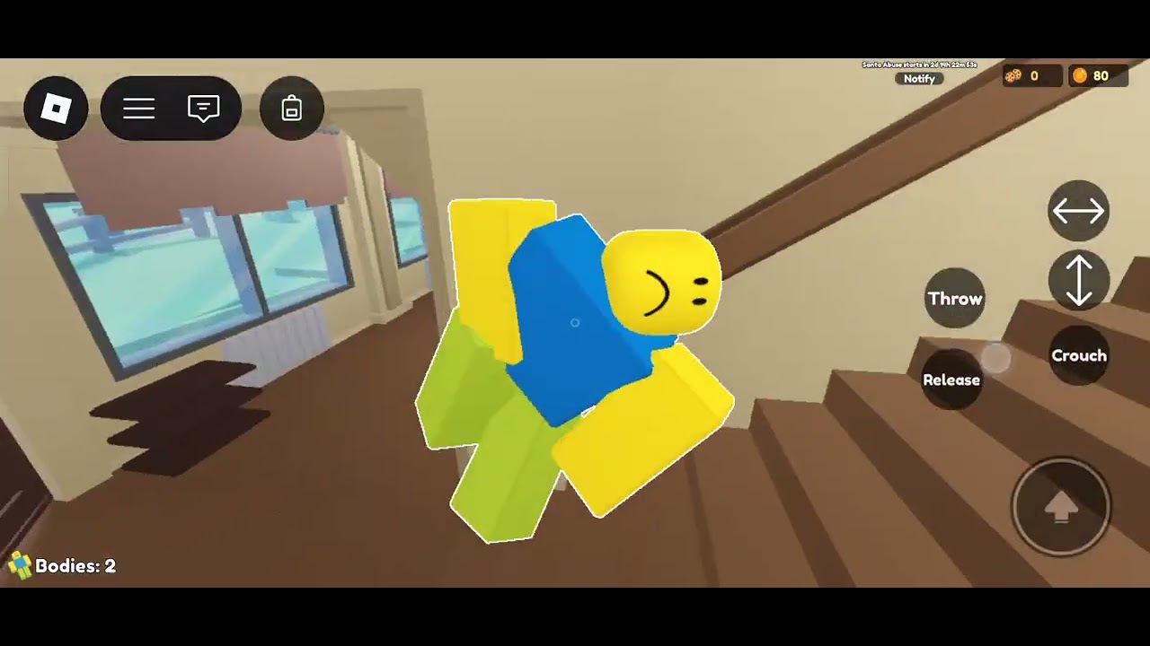 roblox aku ngumpetin orang  asing yang udah di bunuh 