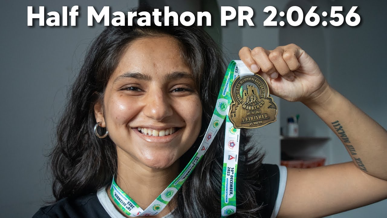 Running a 2:06 Half Marathon | My Personal Best | VVMCM Race recap