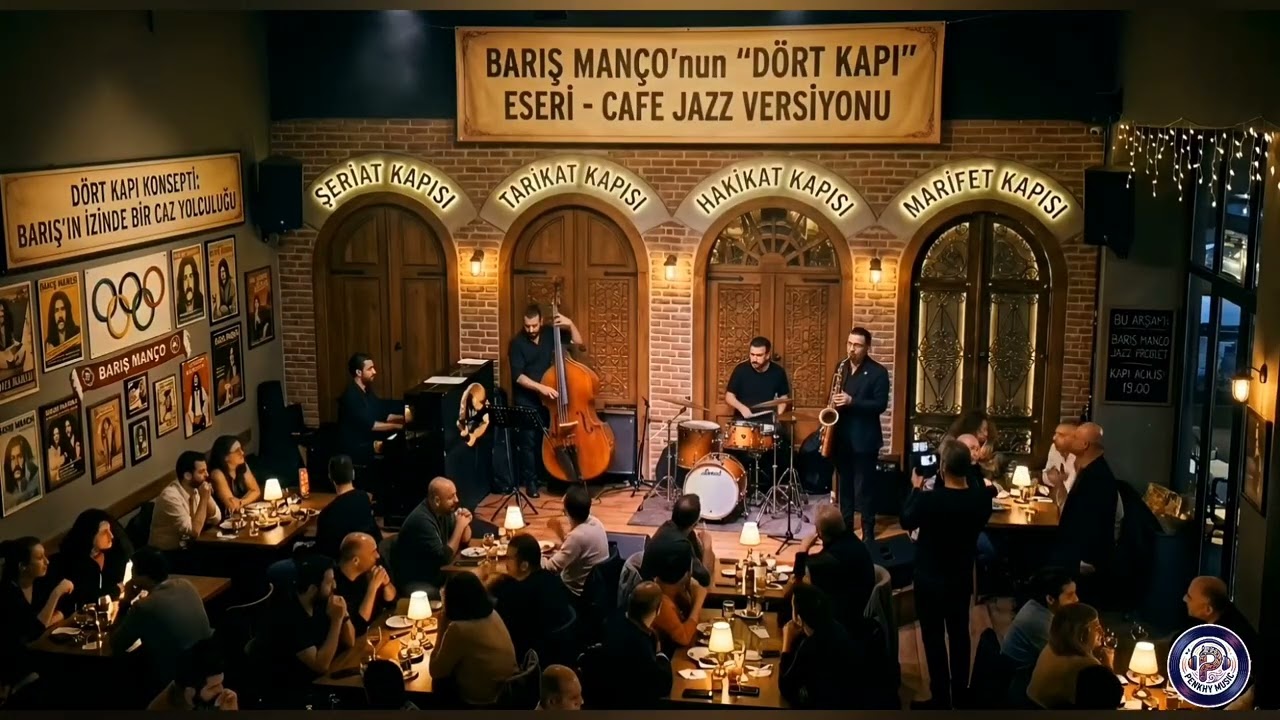 Barış Manço - Dört Kapı (Cozy Cafe Jazz Version) | Relaxing Turkish Jazz