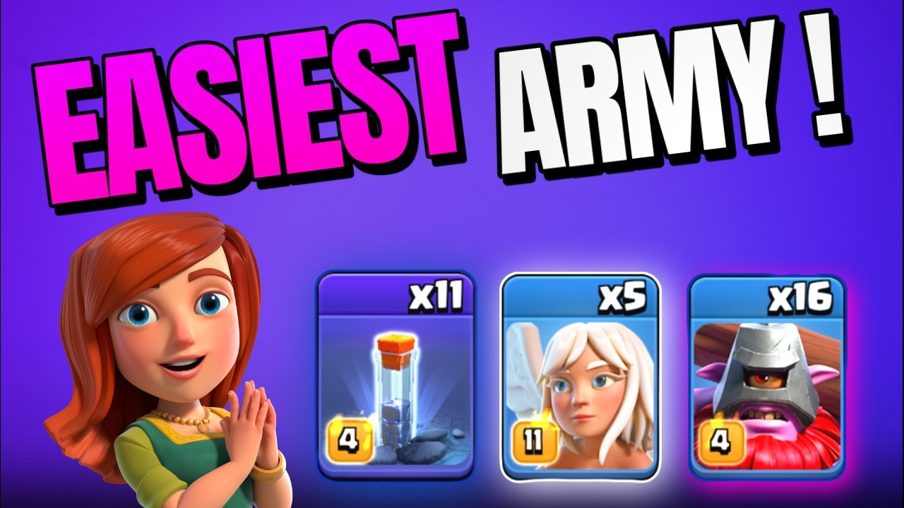 BROKEN ARMY | EASIEST Strategy | Throwers + Totem Spell +  Healers | TH18 Strategy | Clash of Clans
