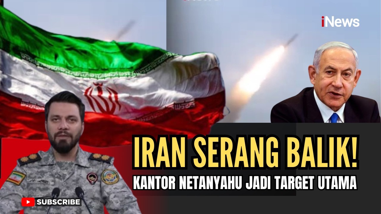 KETEGANGAN MEMUNCAK Iran Klaim Kantor PM Israel Dihantam Rudal Kheibar