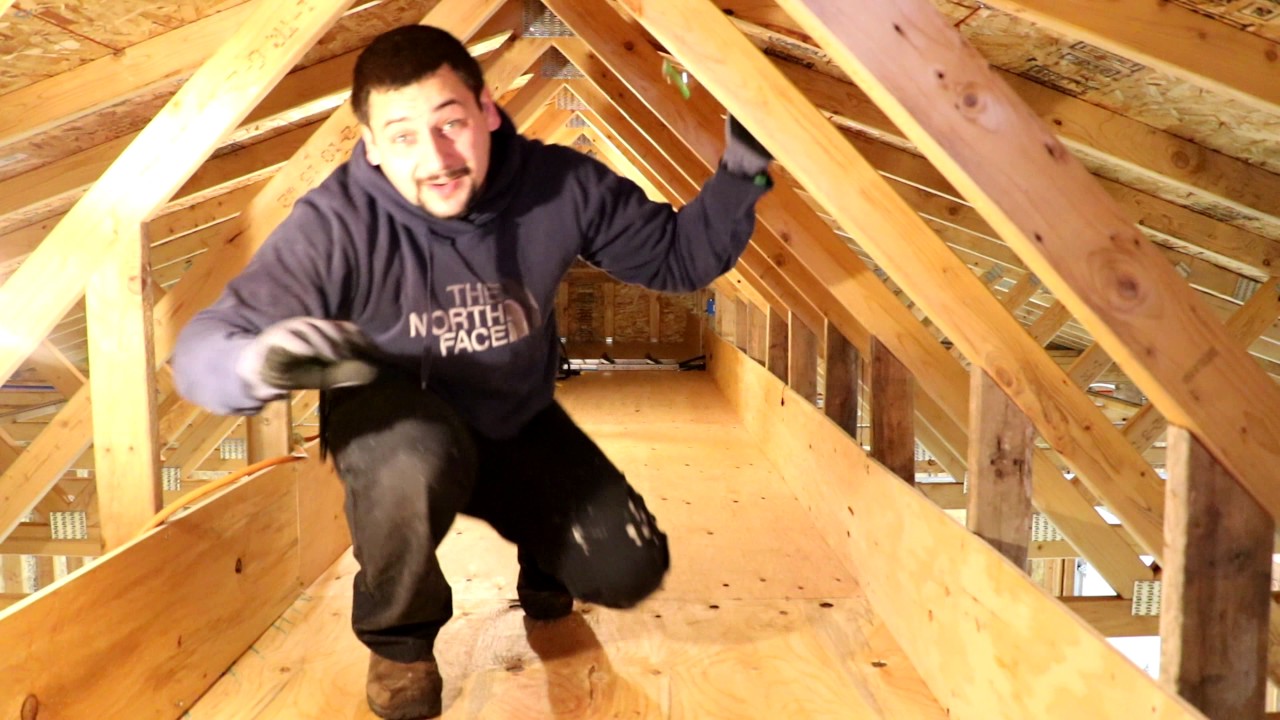 Installing Attic Storage #34 Doing It Dan's Way