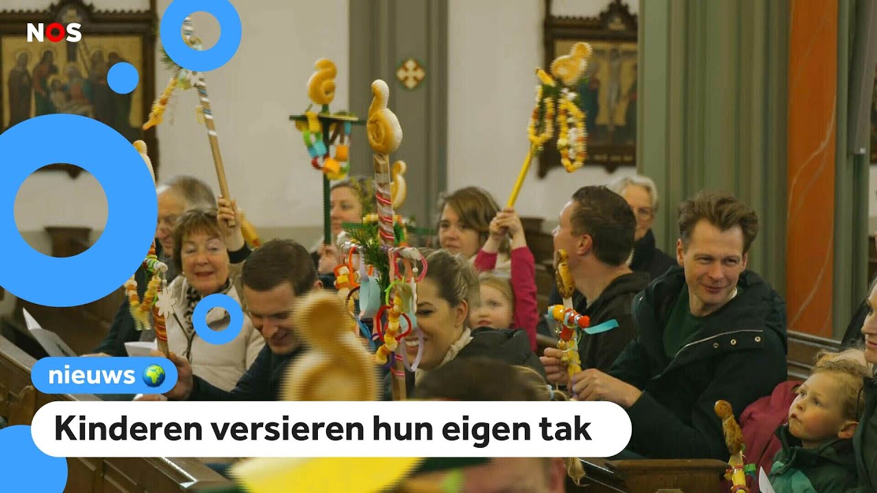Optochten, takken en brood-haantjes: het is vandaag Palmpasen
