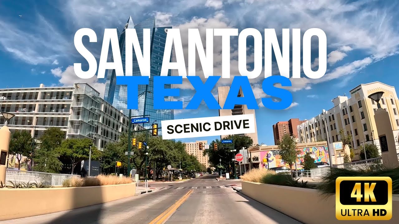 🚗 Driving San Antonio TX / 4K HDR / Scenic Drive