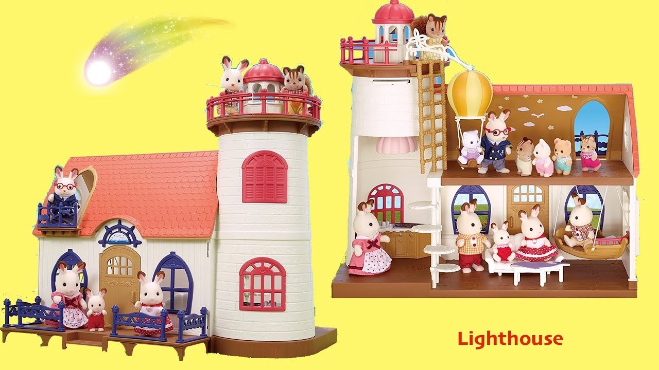 Sylvanian Families Starry Point Lighthouse | Dollhouse Unboxing, Assembly & Tour