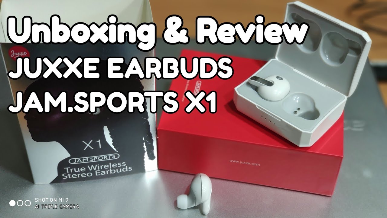 Unboxing and review - JUXXE EARBUDS JAM.SPORTS X1