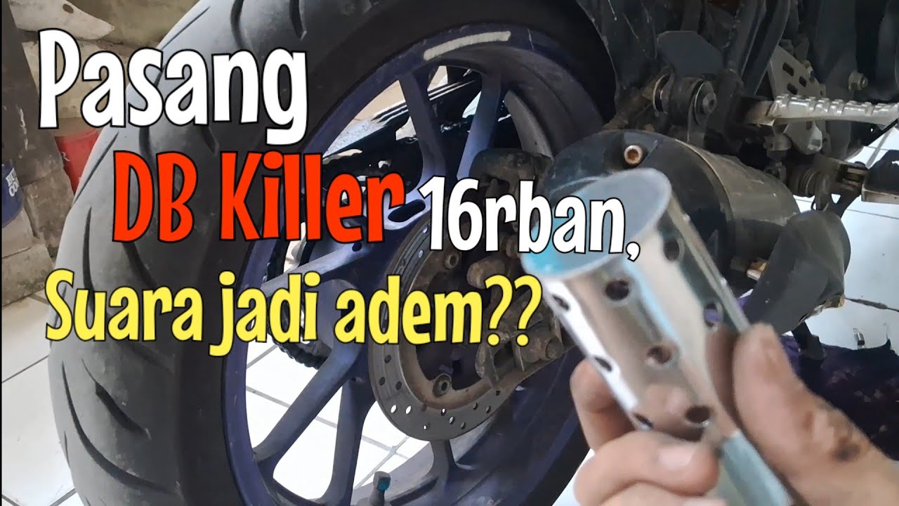 Pasang DB Killer 15Rban Di Knalpot Racing ROB1, Ga Ngaruh??