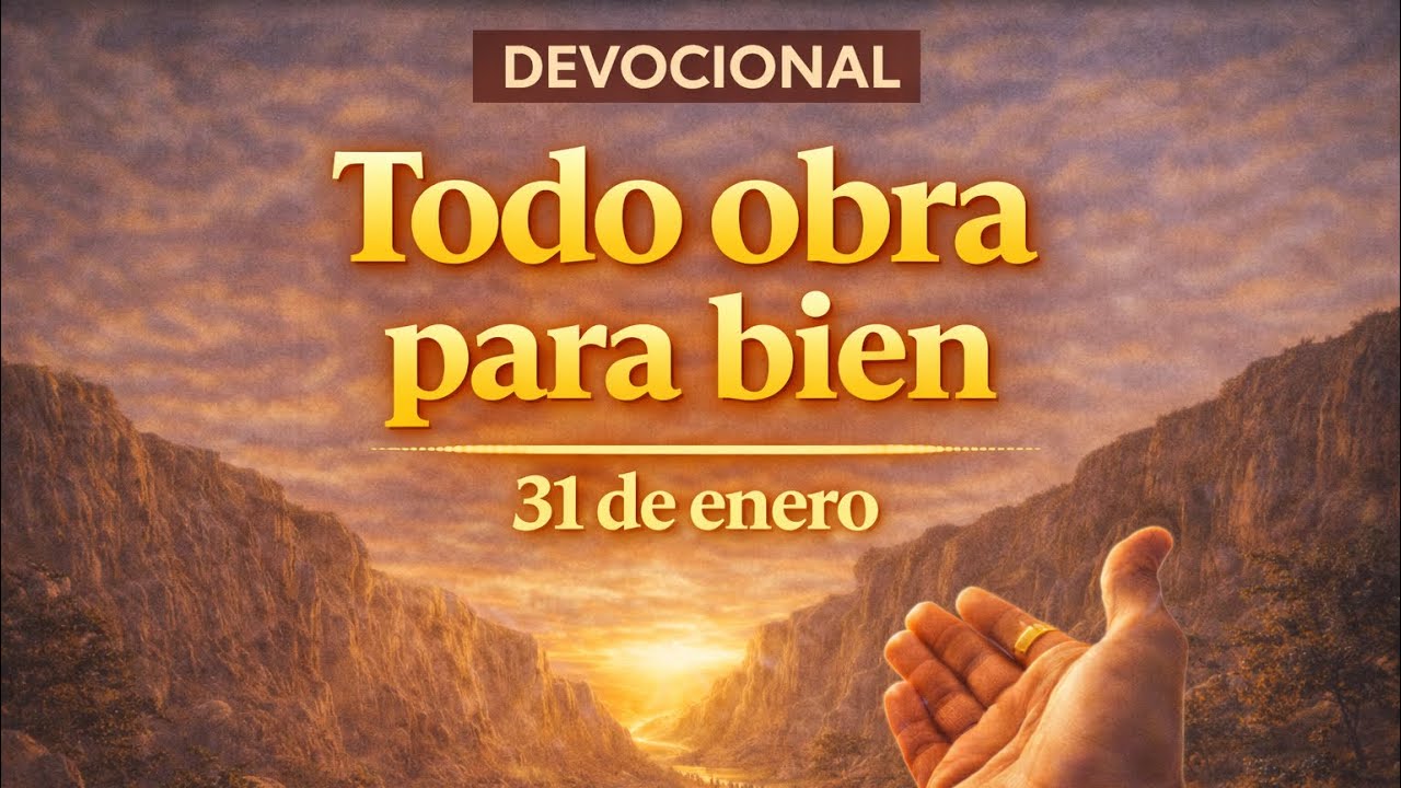 31 de enero | Devocional de hoy | Todo obra para bien 