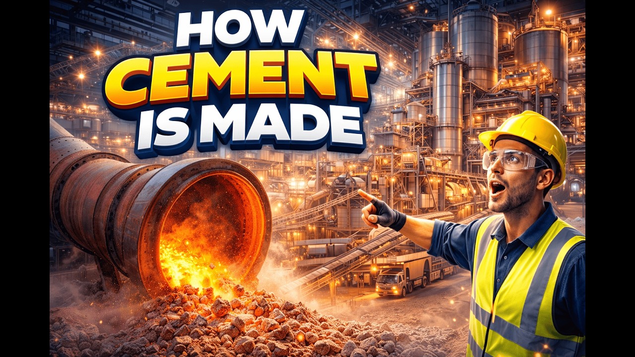 Inside a Giant Cement Factory &ndash; Mega Cement Production Process