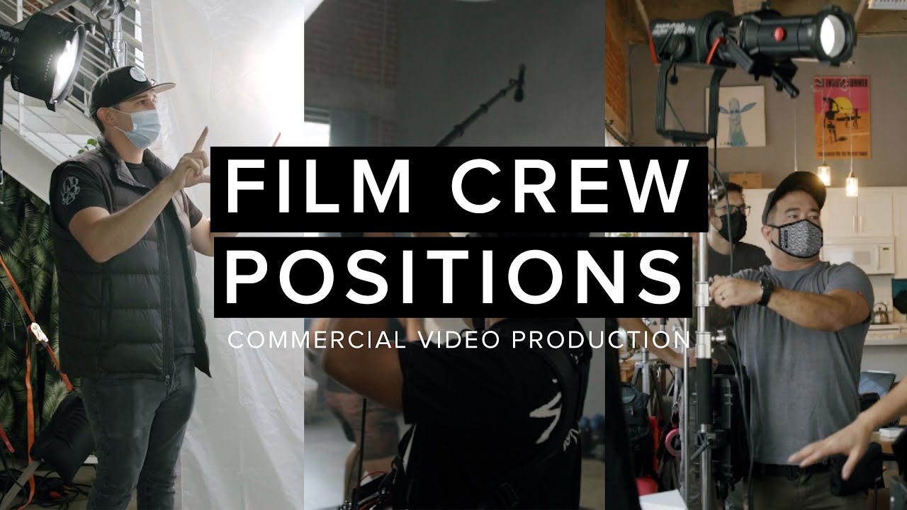 COMMERICAL FILM SET CREW POSITIONS | Behind the Scenes