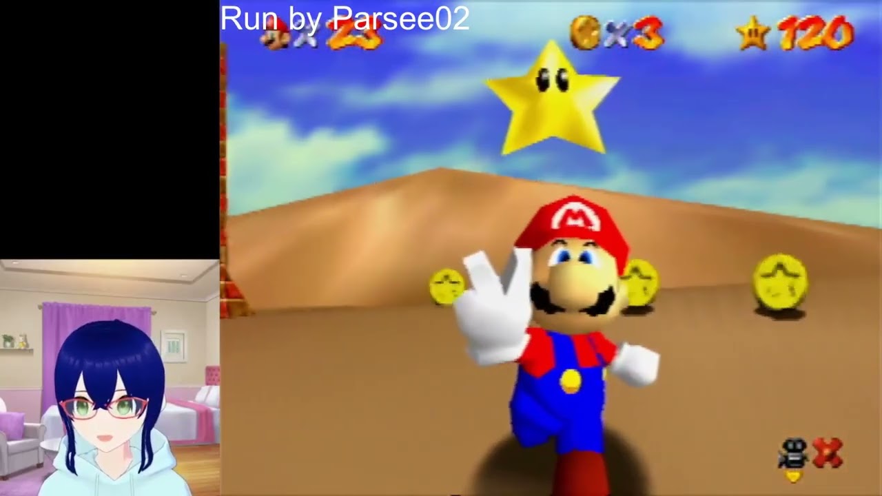 [Former WR] Super Mario 64 Shifting Sand Land Stage RTA Speedrun (N64) 5m 05s 470ms by Parsee02