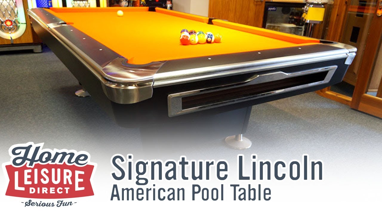 Signature Lincoln American Pool Table