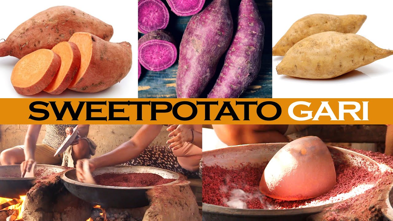 SWEETPOTATO 'GARI' #sweetpotato #nigeria #ghana #cameroon #togo #nigeria