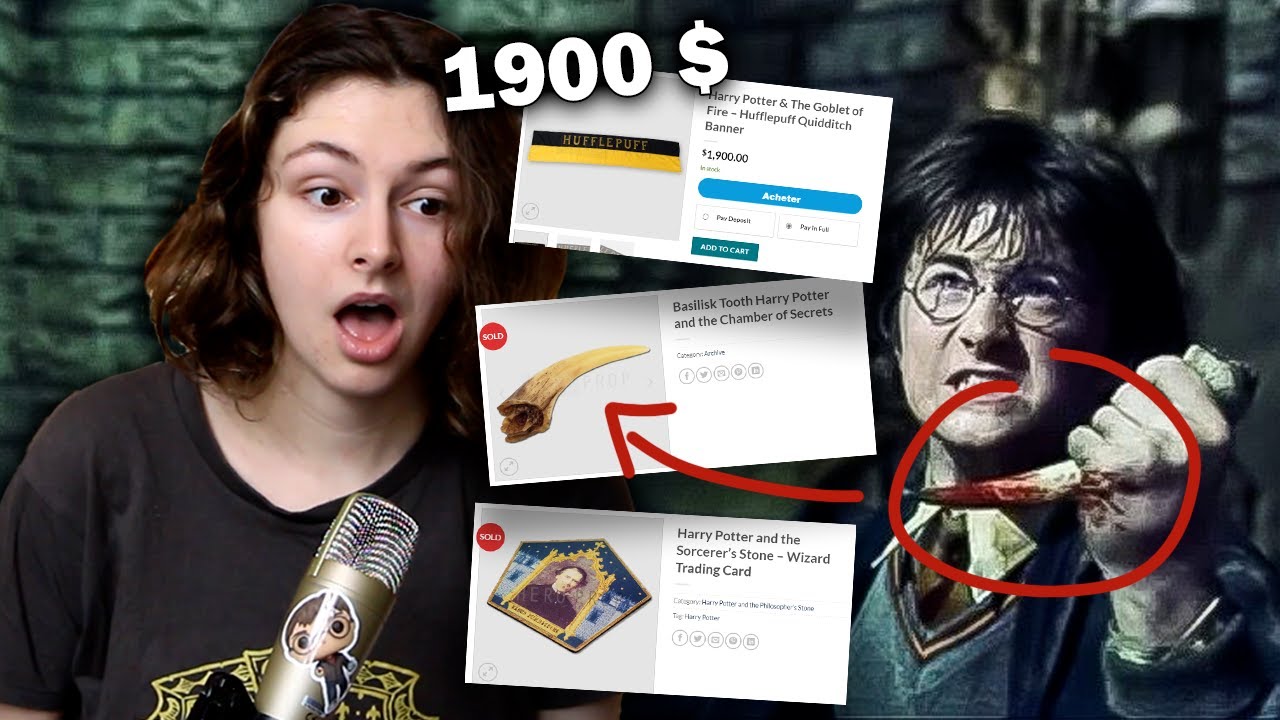 Vous pouvez acheter des objets des tournages Harry Potter ! ( c'est cher mais stylé)