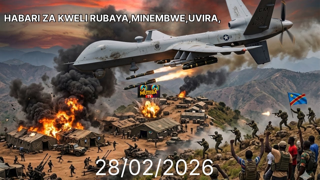 28.02MAMBO YAMEARIBIKA RUBAYA NDEGE ZA JESHI FARDC ZIMESHAMBULIA KAMBI YA M23  JUWA KINACHO ENDELEA 