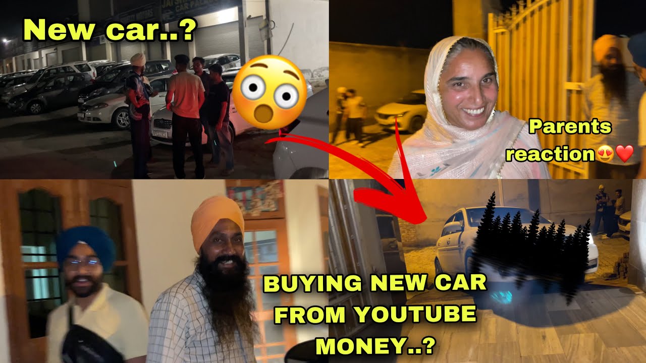BUYING NEW CAR WITH YOUTUBE INCOME🤑🔥Family Reaction On New Car😱❤️ ​⁠