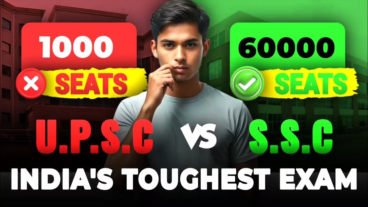Is SSC easier than UPSC? India’s Toughest Exams Explained @NitishRajput  @dhruvrathee #ssc 