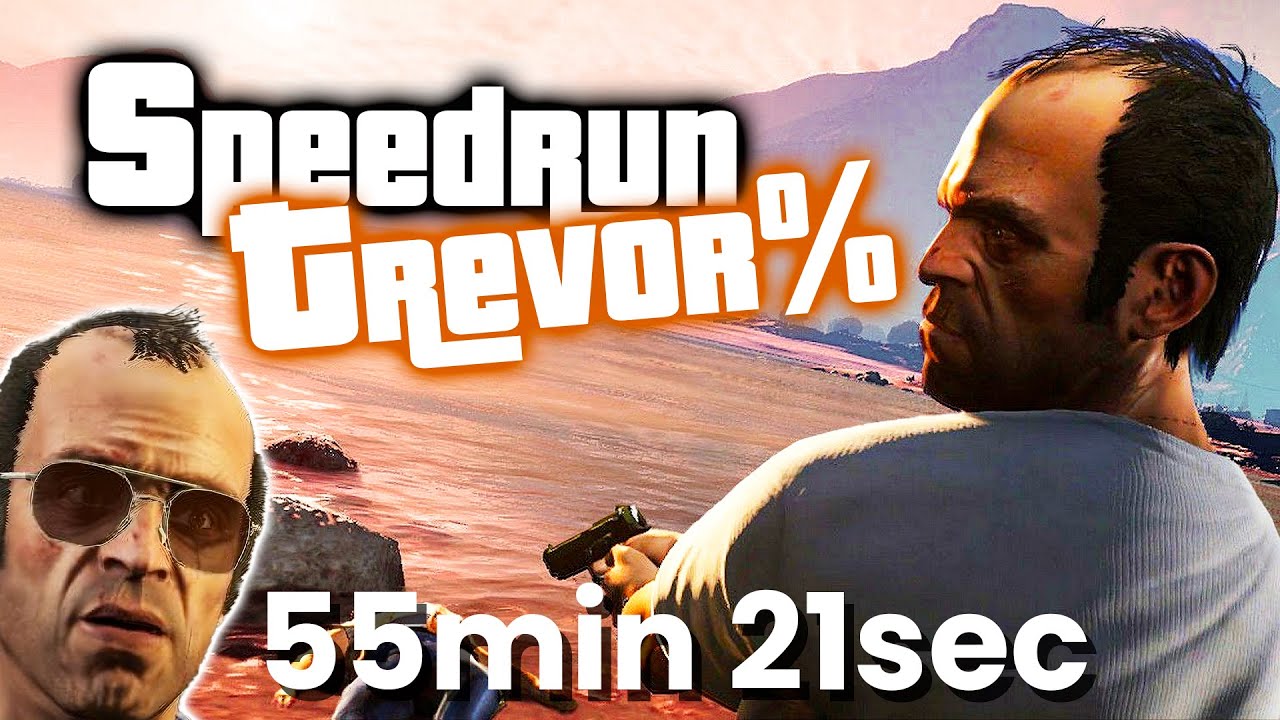 Speedrun GTA V en 55:21 Trevor% par @Balouxe | Commenté en Français