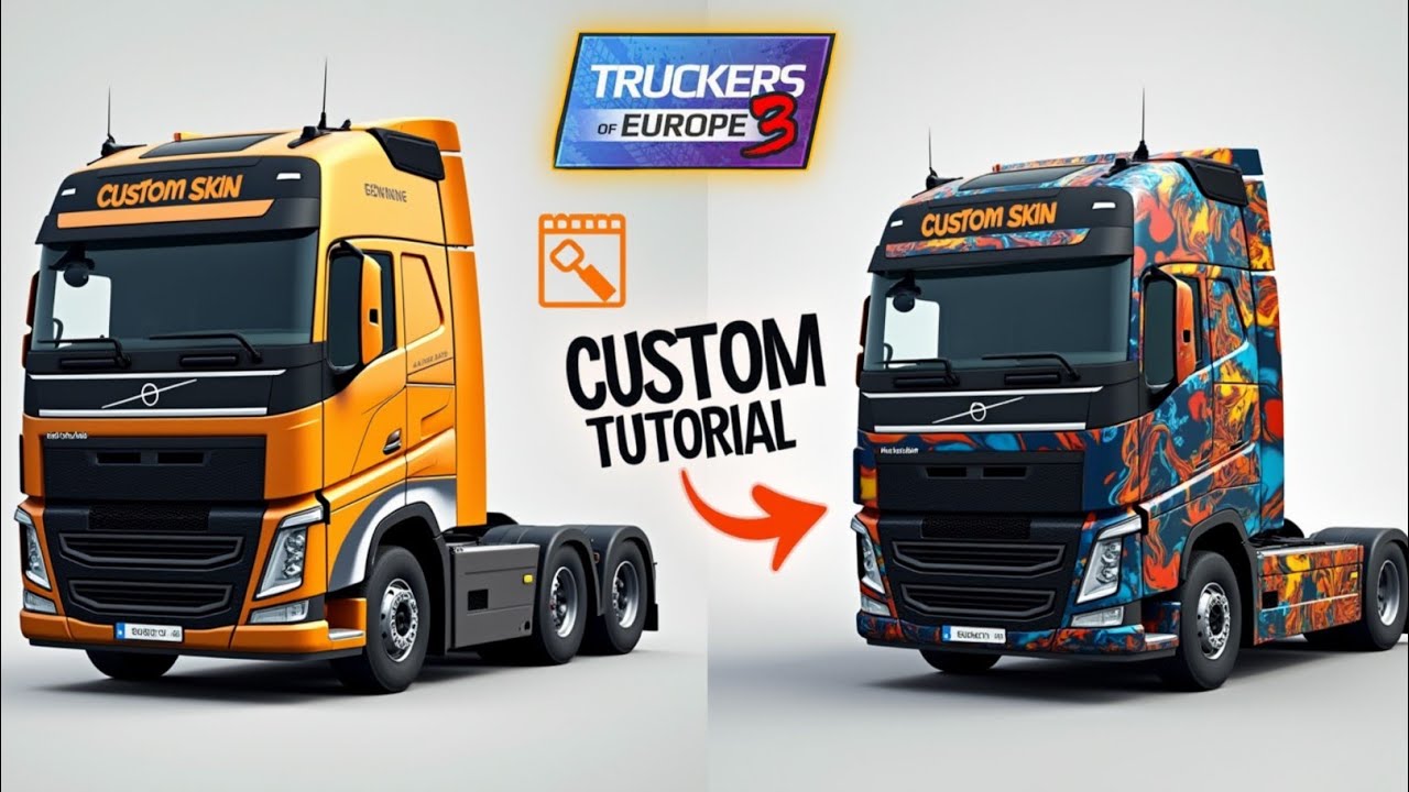 Как добавить пользовательские скины в Truckers of Europe 3 (пошаговое руководство!) 