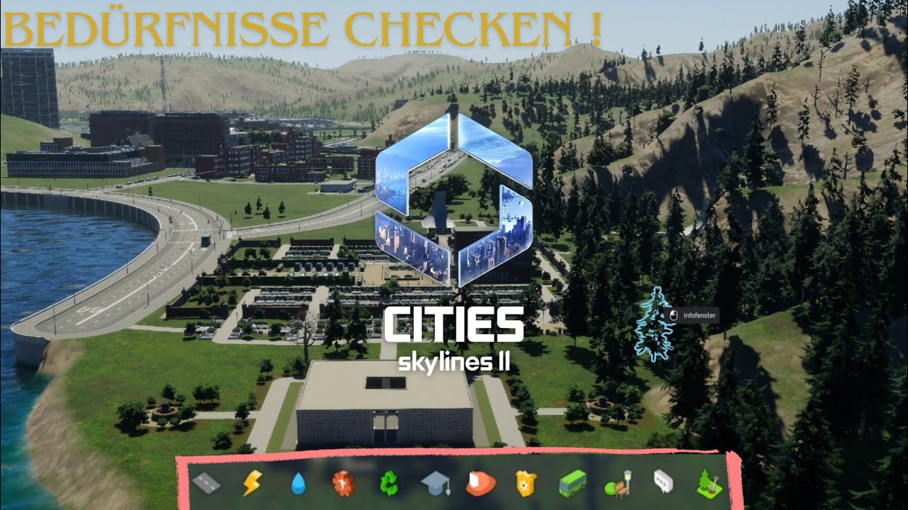 Krematorium, Feuerwehr, Polizei, Schule, Wasser - Bedürfnisse ! | Cities Syklines 2 | Gameplay