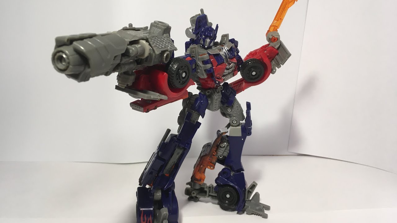 Обзор на фигурку Transformers Dark of the Moon MechTech Voyager class Optimus Prime (КО)